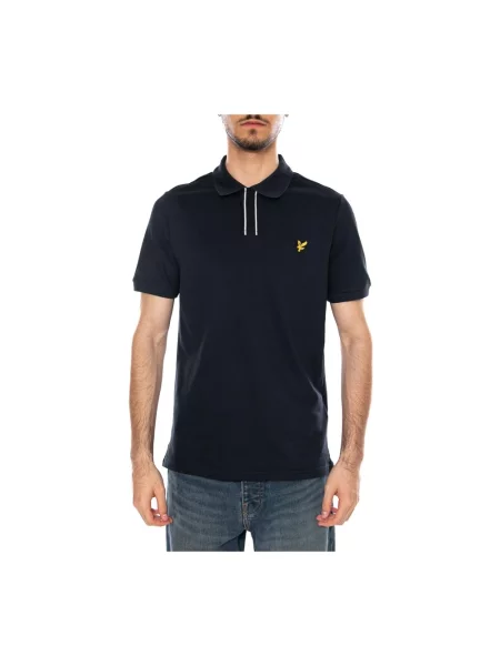 Koszulka polo Lyle & Scott niebieska