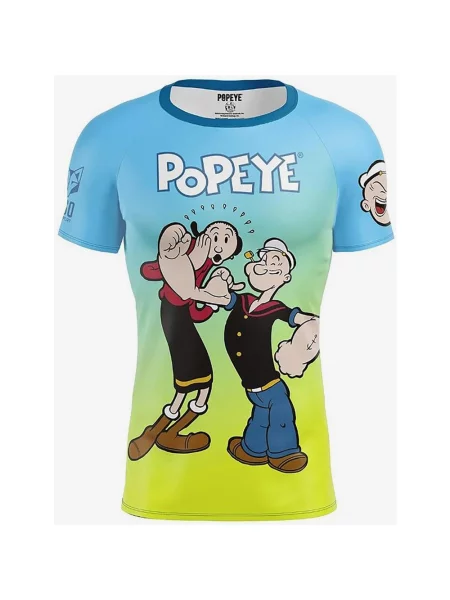 Koszulka rowerowa Otso Popeye zielony S niebieski