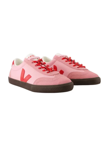 Veja sneakersy skórzane Volley różowy