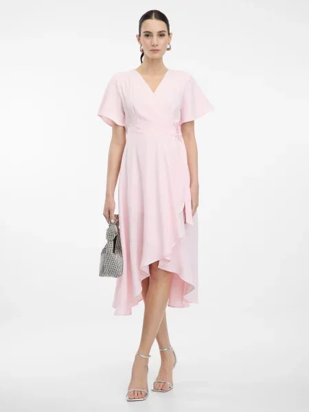 Rochie midi Orsay până la genunchi roz