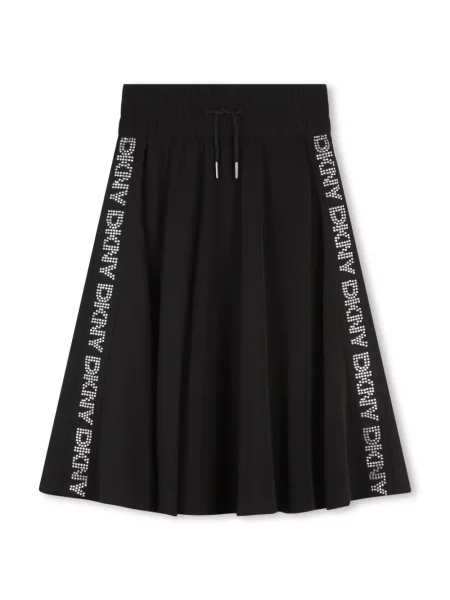 Spódnica midi dziecięca Dkny czarna