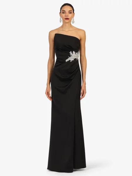 Kraimod Rochie de seară negru / natural alb