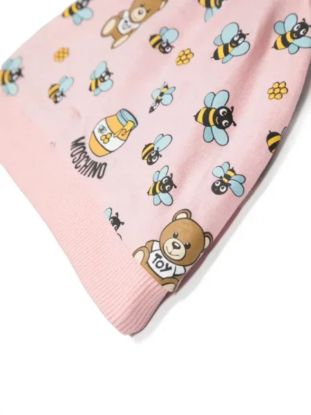 Komplet dresowy dziecięcy Moschino różowy