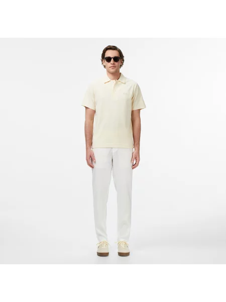 Lacoste Koszulka Polo Paryż Classic Fit Kremowa beżowy
