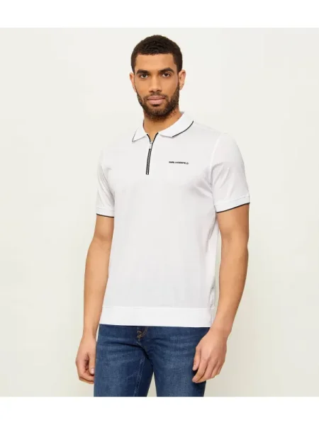 Karl Lagerfeld Polo alb