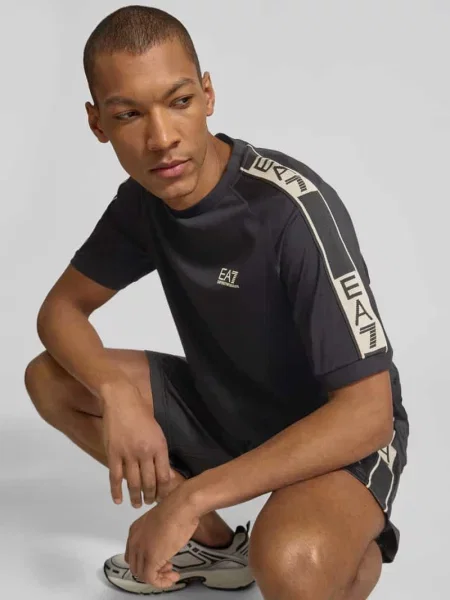 Emporio Armani Koszulki Mężczyzna L Koszulki z krótkim rękawem Ea7 Emporio Armani czarny