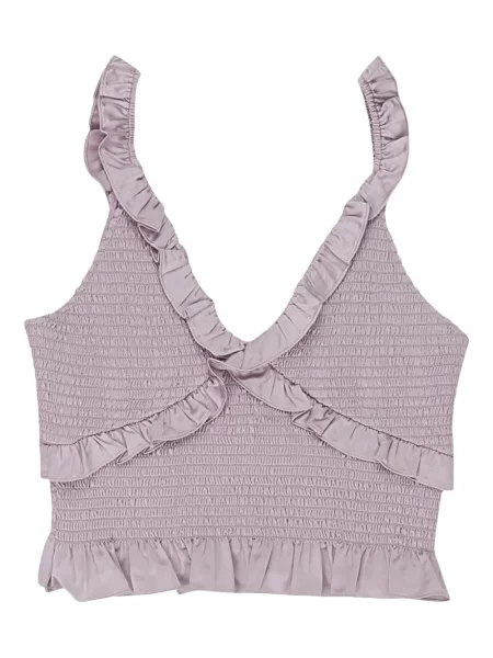 Saténový top Callipygian fialový