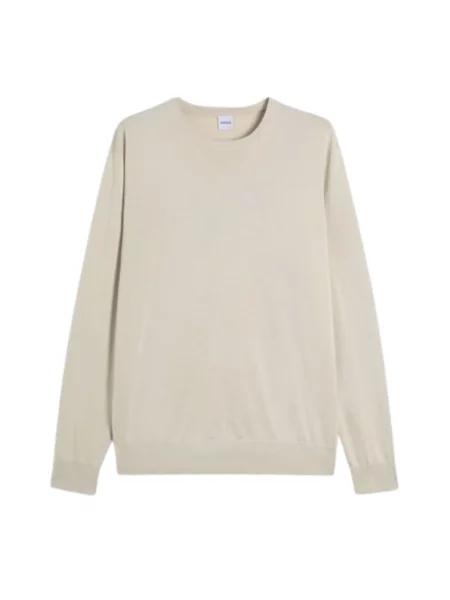 Dzianinowy sweter Aspesi beżowy