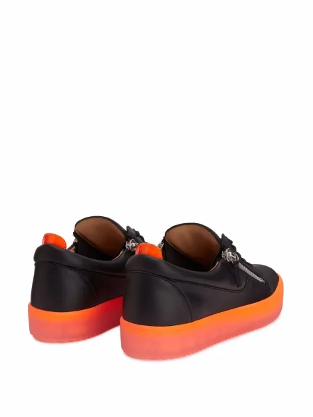 Kožené tenisky Giuseppe Zanotti Frankie černé