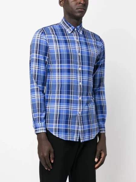 Pledinė raštuota marškiniai Polo Ralph Lauren rožinė