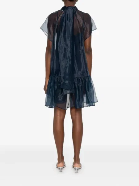 Rochie mini Simkhai cu volane albastru