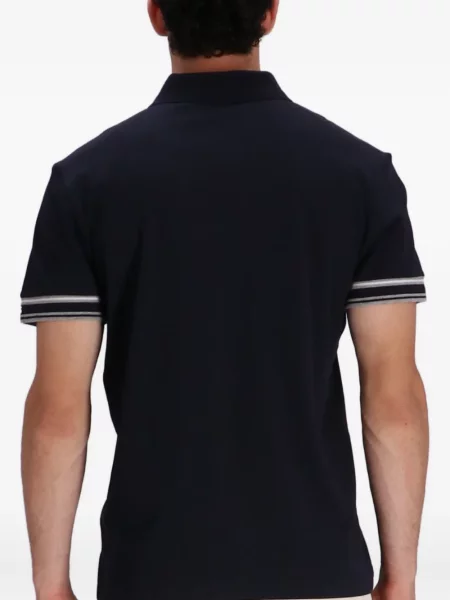Tricou polo Boss cu dungi albastru