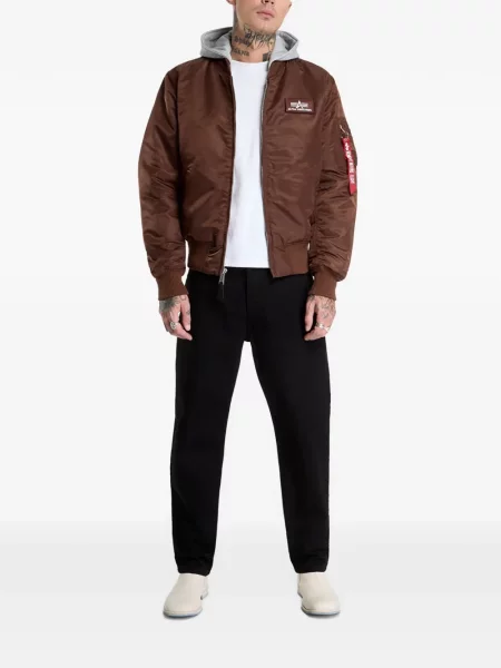Kurtka bomber Alpha Industries brązowy