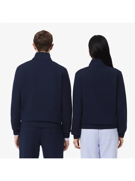 Lacoste Bluza Unisex Half Zip Classic Fit granatowa