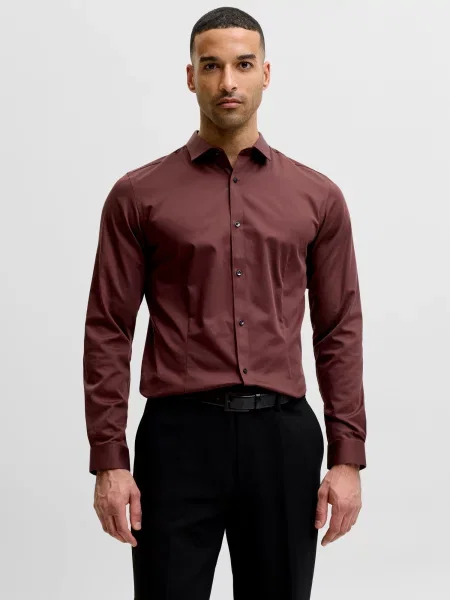 Jack & Jones Premium Cămașă JJPRParma' maro