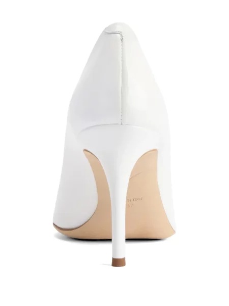 Pantofi cu toc Giuseppe Zanotti din piele alb