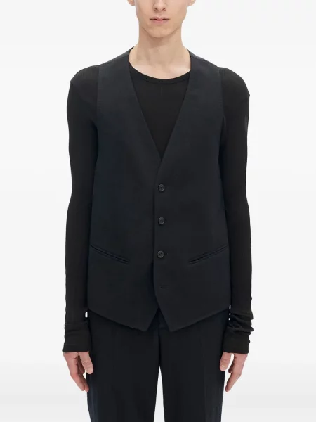 Vestă Ann Demeulemeester clasică negru