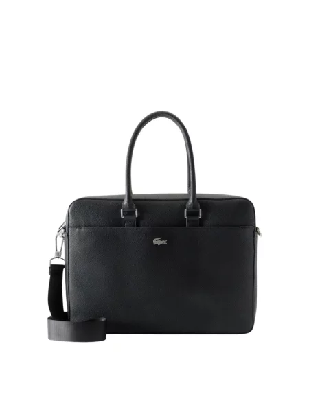 Geanta crossbody Lacoste negru