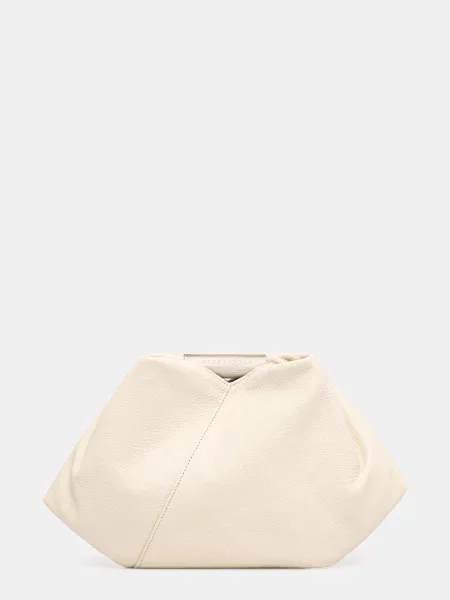 Usnjena torbica Maison Margiela bež