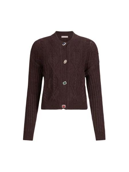 Kardigan Liu Jo wełniany brązowy