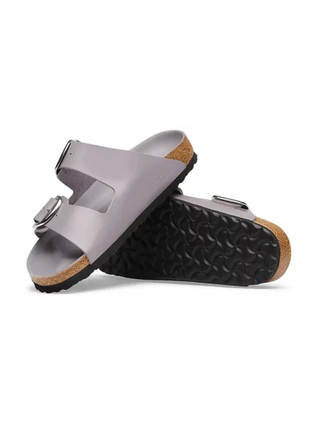 Кожаные шлепанцы Birkenstock с пряжкой
