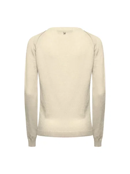 Sweter Silvian Heach wełniany beżowy