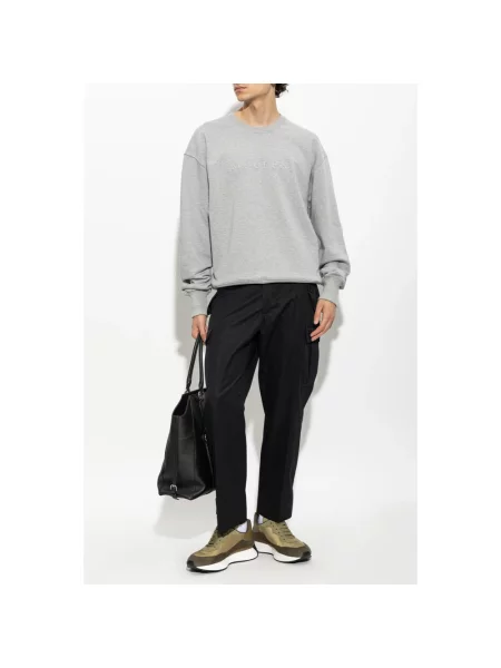 Bluza Alexander Mcqueen z logo szara
