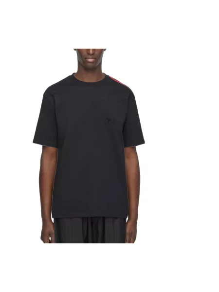 T-shirt Gradient Stripes Short Sleeve T-Shirt Black M czarna