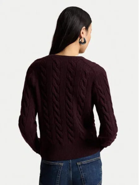 Volnene jopica Polo Ralph Lauren vijolična