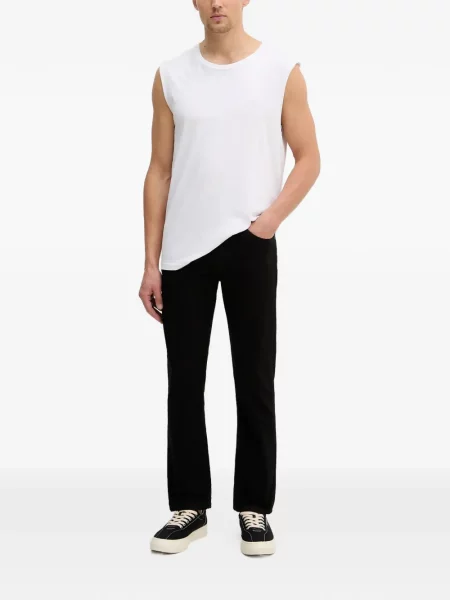 Карирани с яка дънки straight leg Levi's® с качулка синьо