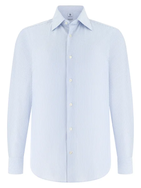 Boggi Milano Košulja svijetloplava bijela