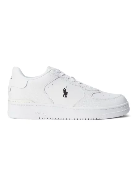Sneakersy Ralph Lauren Court skórzane białe