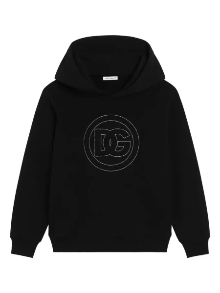 Bluza z kapturem dziecięca Dolce And Gabbana czarna