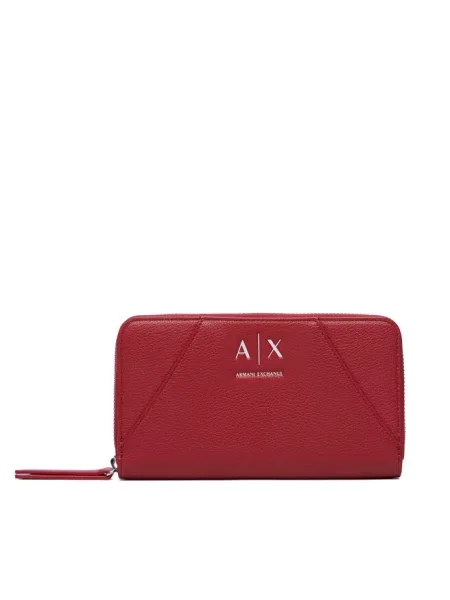 Armani Exchange Portfel czerwony
