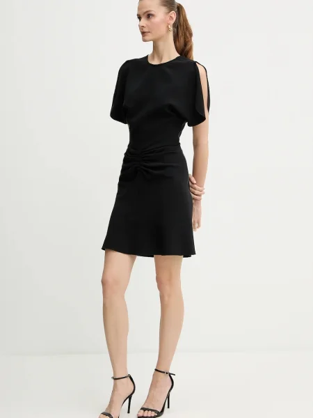 Victoria Beckham rochie mini evazați negru