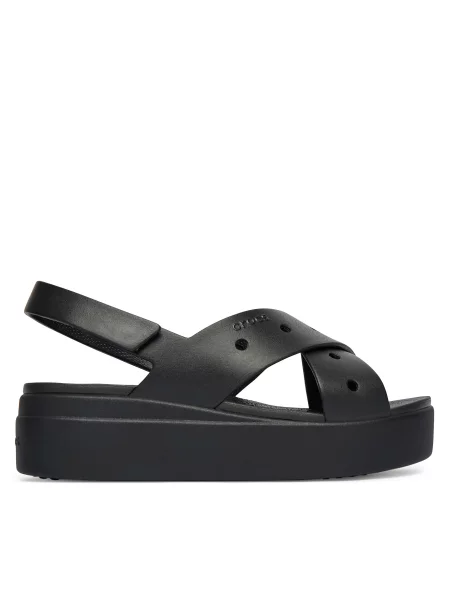 Basutės Crocs Brooklyn 4U Cross Strap Sandal juoda