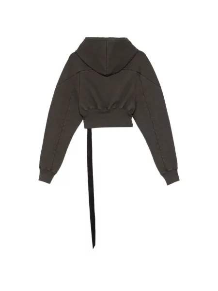 Majica s kapuljačom Rick Owens Drkshdw smeđa