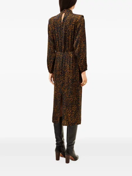 Rochie midi Ba&sh cu imagine albastru