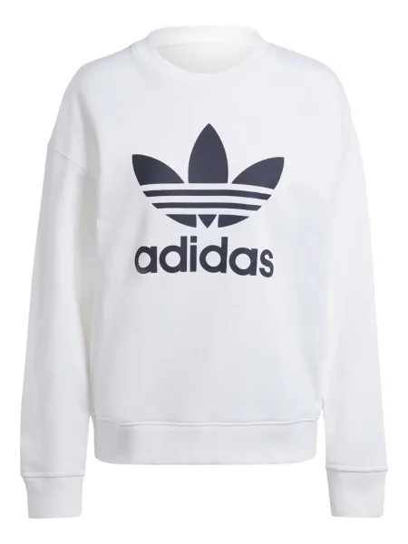 Șapcă Adidas cu dungi cu broderie de catifea alb