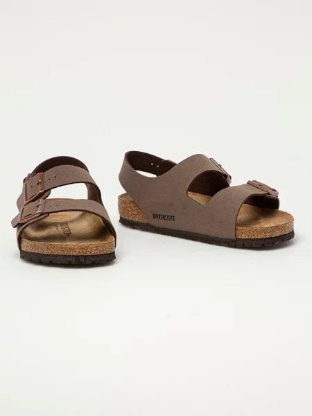 BIRKENSTOCK Milano BFBC Regular moka sandále hnedá
