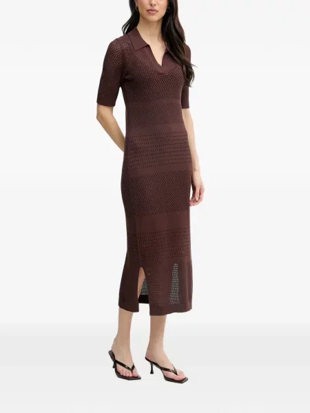 Scurt rochie midi Joseph Ribkoff tricotate maro