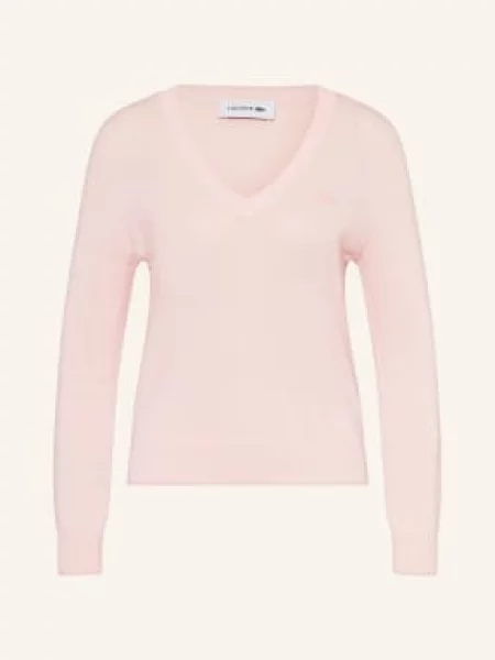Svetr LACOSTE Sweater Nidus 38 růžový