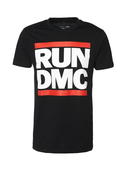 Mister Tee Tricou Run DMC / roșu / negru alb