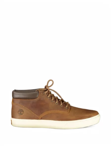 Sneakerși Timberland cu șireturi din dantelă maro