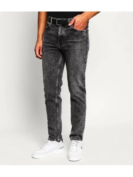 BOSS ORANGE Blugi Ogden | Straight fit negru