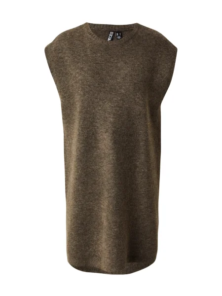 PIECES Rochie tricotat PCJIKO închis maro
