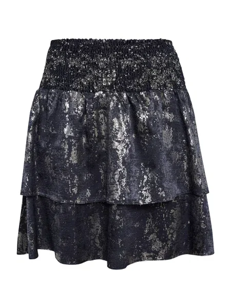 SISTERS POINT Fustă N.GROW / argintiu negru