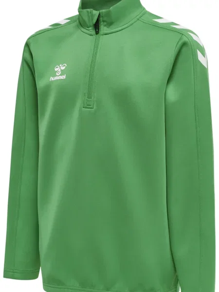 BLUZA SPORTOWA HMLCORE XK HALF ZIP POLY SWEAT KIDS czerwona