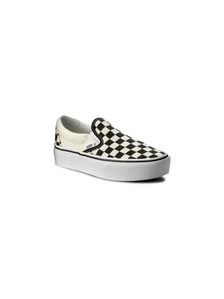 Tenisice Vans Classic Slip-On P Blk&Whtchckerboard/Wht bijela