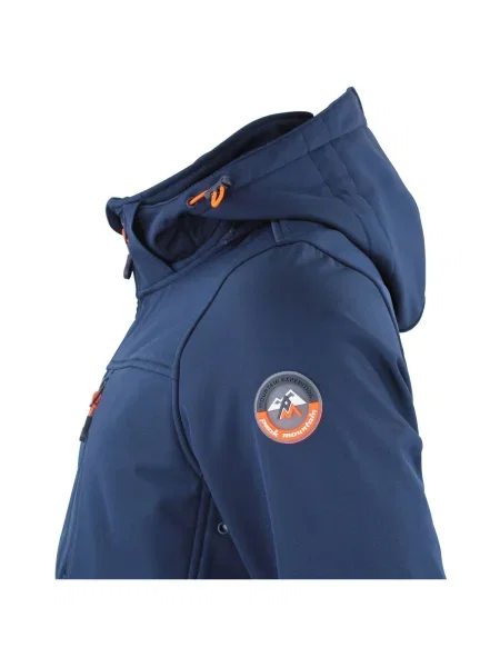 Geacă Peak Mountain softshell albastru